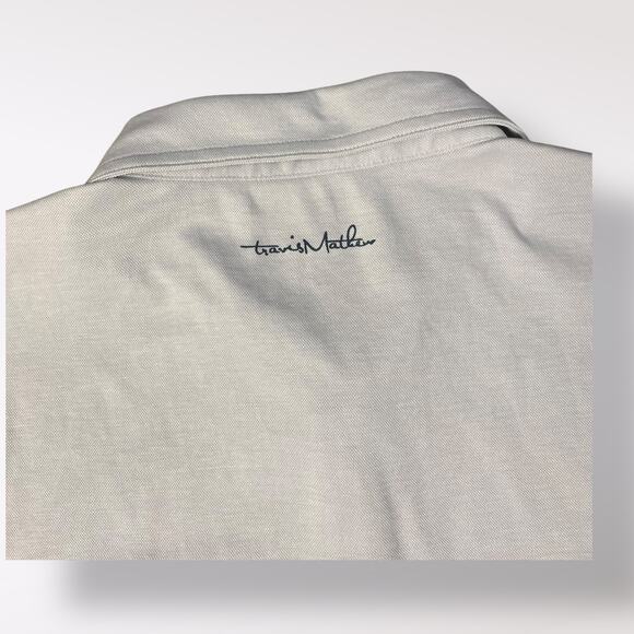 Travis Mathew Prestige 77 Performance Just a Blur Polo Shirt Size M Golf Casual - Picture 8 of 10